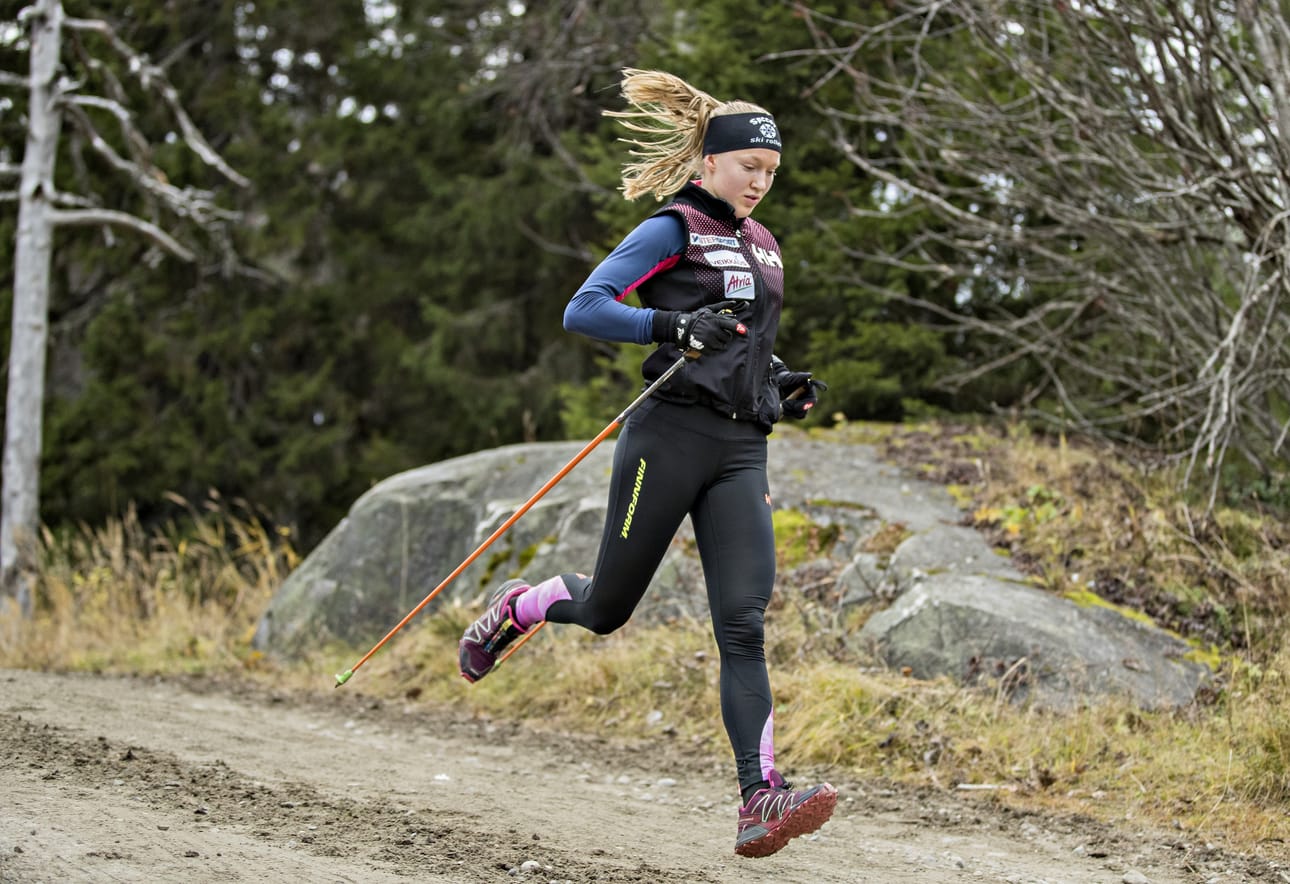 Anita Korva muutti Kiimingistä Vuokatin urheilulukioon. Hän kirjoitti ylioppilaaksi keväällä 2018.