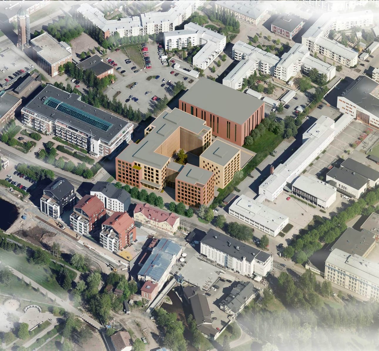 Kaavaehdotuksen mukainen Valuri-kortteli heikentäisi entisestään Tiiman jo nyt huonoa yhteyttä Oulun keskustaan, kirjoittaa Tommi Aho.