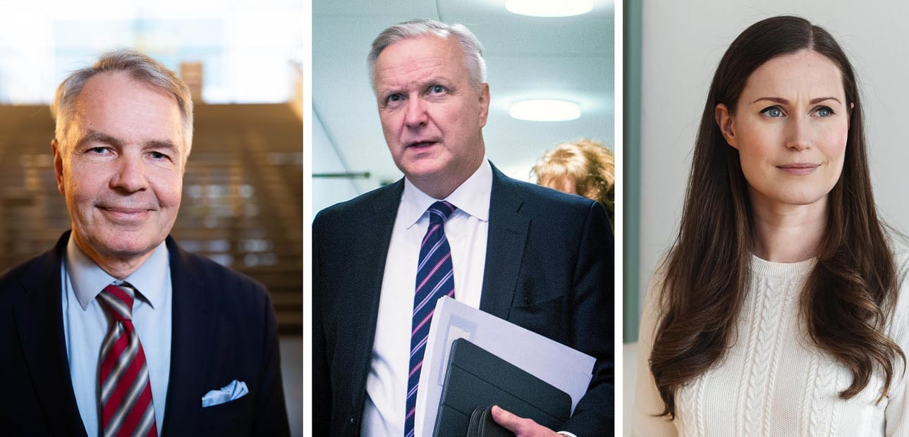 Suomalaisten suosikit seuraavaksi presidentiksi ovat Pekka Haavisto, Olli Rehn ja Sanna Marin.