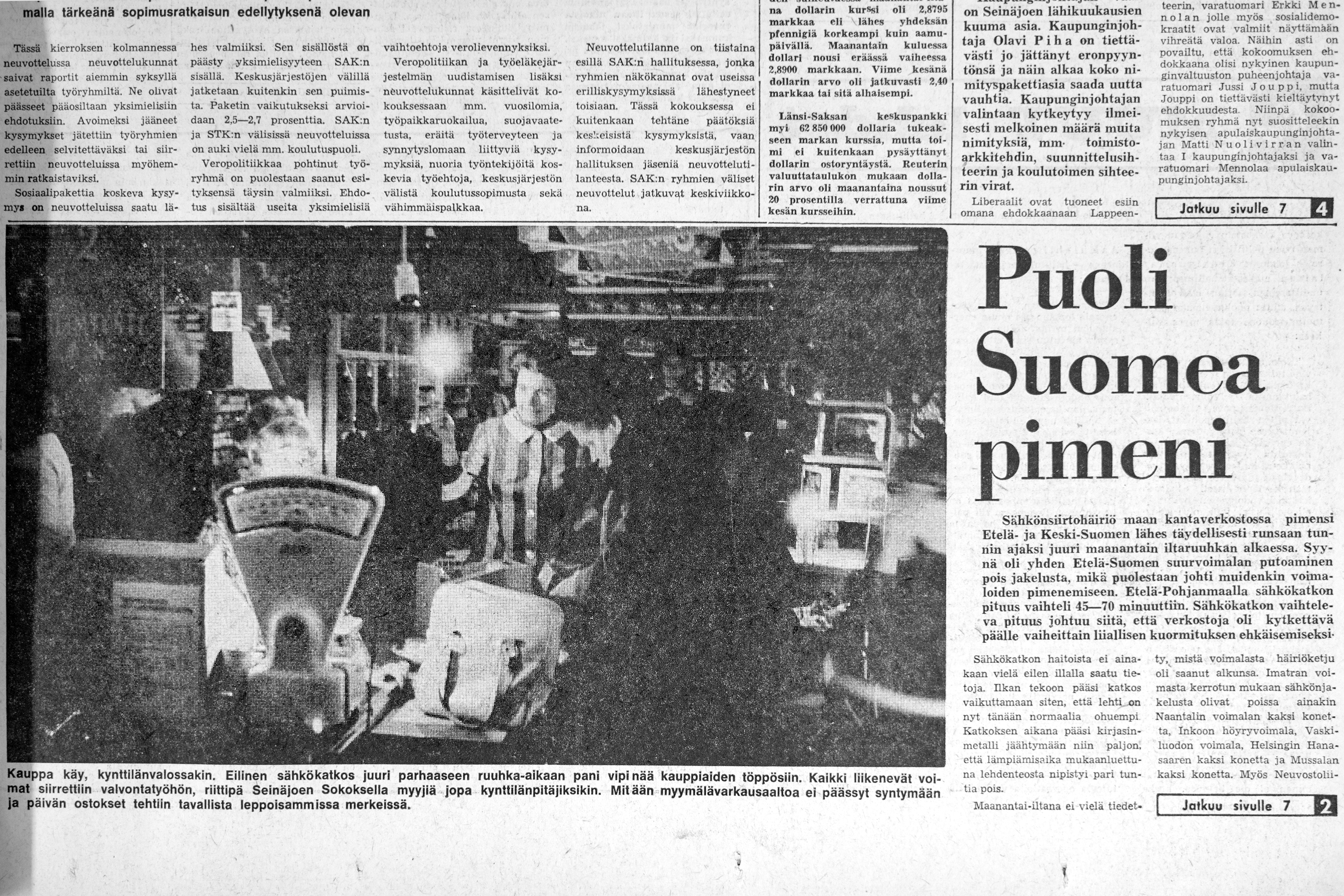 Puoli Suomea pimeni 50 vuotta sitten, kun Alajärvellä huollettiin sähköverkkoa – Tuolloin myös keksittiin, että turve pelastaa maan energiakriisiltä