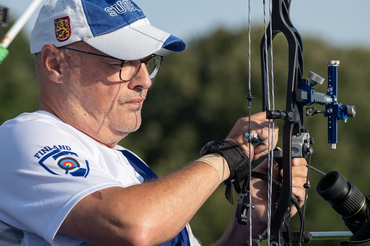 Jean-Pierre Antonios ampui 13 urheilijan kilpailussa 633 pistettä. LEHTIKUVA / handout / Harri Kapustamäki