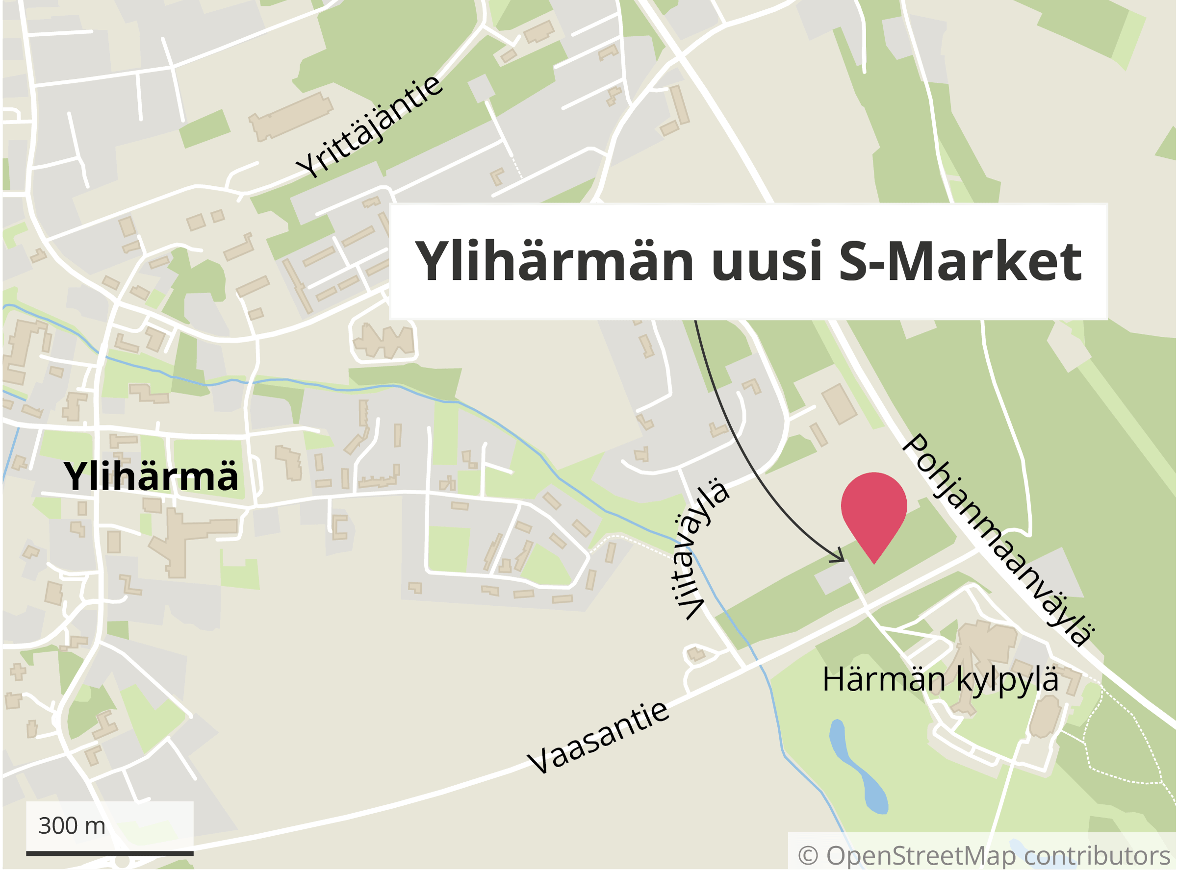 Eepee aikoo rakentaa Ylihärmään uuden S-Marketin, mutta edessä on vielä vuosien odotus