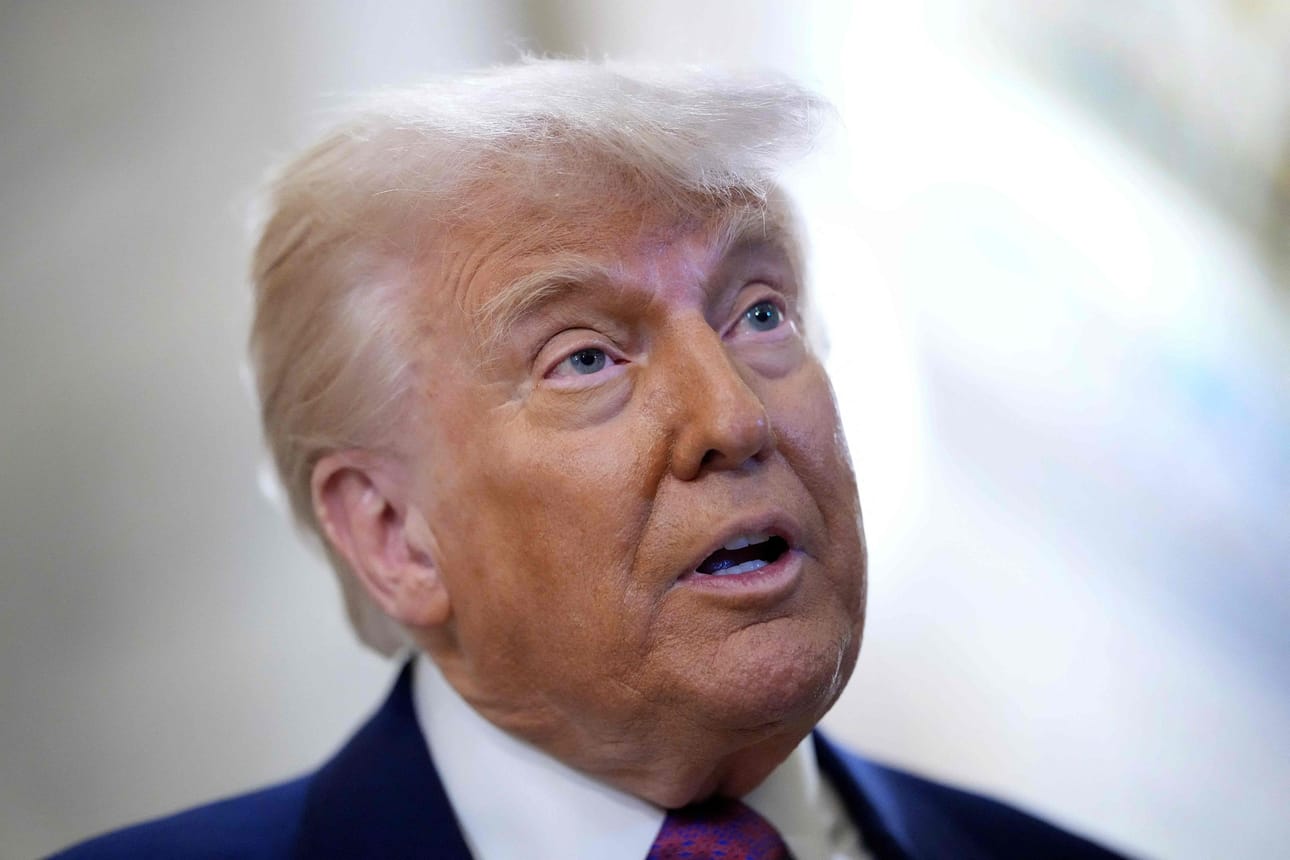 Kyseessä on Donald Trumpin ensimmäinen Nato-huippukokous sen jälkeen kun hän palasi presidentiksi tammikuussa. LEHTIKUVA/AFP