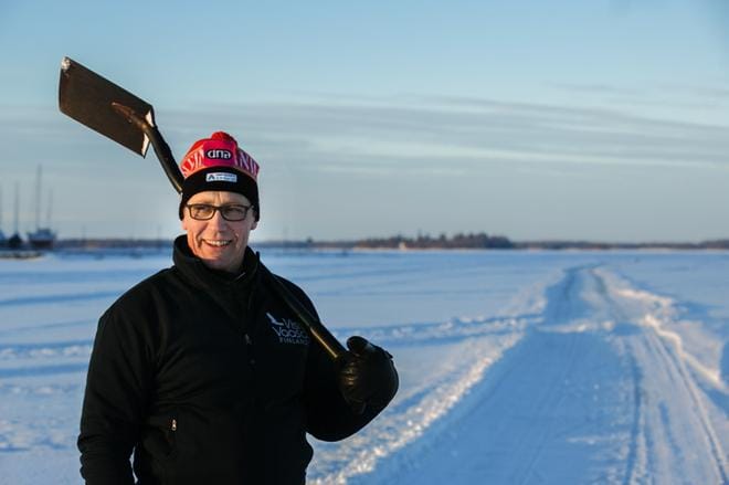 Luistelurataa ei saada tänä talvena Vaasan Sisäsataman edustalle, kertoo Visit Vaasan markkinointipäällikkö Erkki Laakso. Arkistokuva: