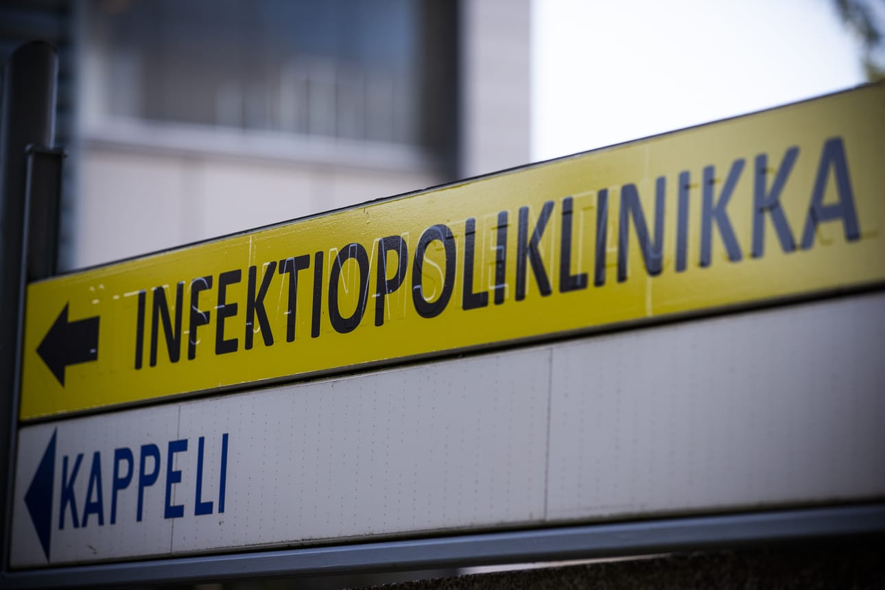 Raahen sairaalan infektiopoliklinikka.