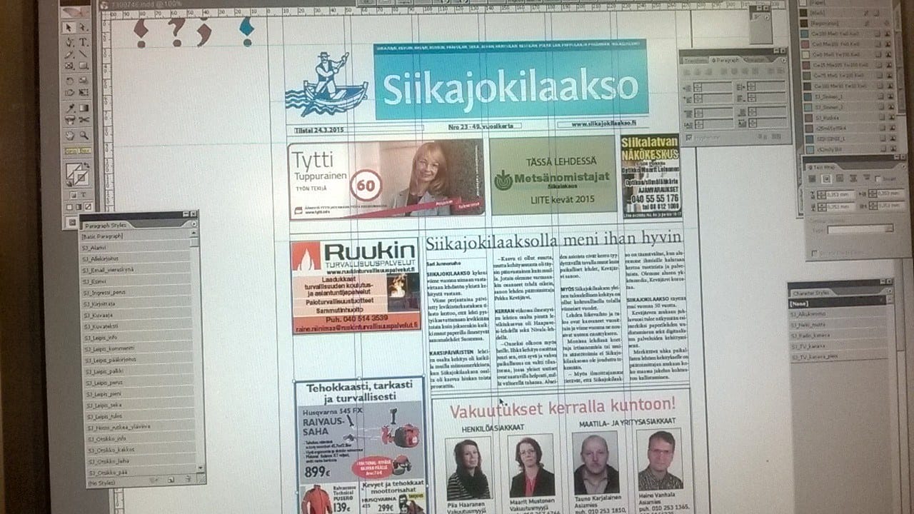 Siikajokilaakso oli teon alla maanantaina iltapäivällä.