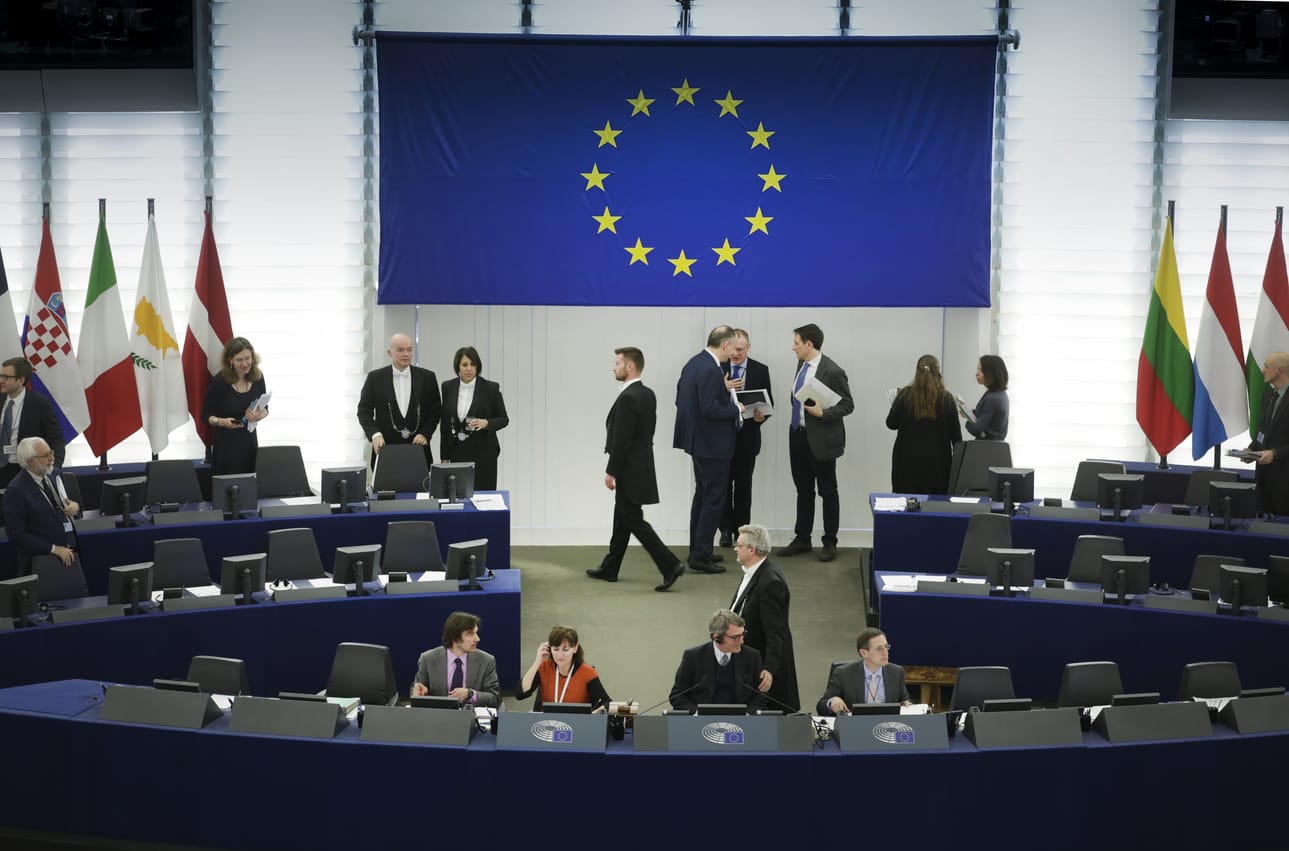 Euroopan parlamenttivaalit käydään toukokuun 26. päivä. Parlamentti työskentelee Belgian Brysselissä Ranskan Strasbourgissa (kuvassa).