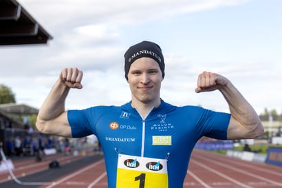 Oulun Pyrinnön Samuel Purola sai sisäratakaudelleen kelpo startin SM-hallikisojen lähestyessä – 200 metriä kulki aikaan 20,98