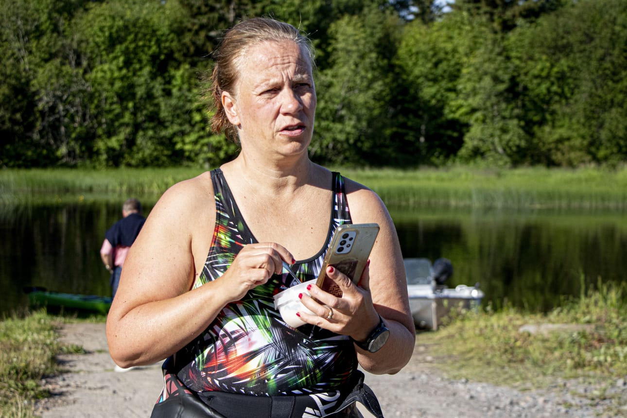 Kristiina Kangastalo-Hoda sanoi eniten jännittävänsä sitä, tuleeko hän merellä huonovointiseksi.