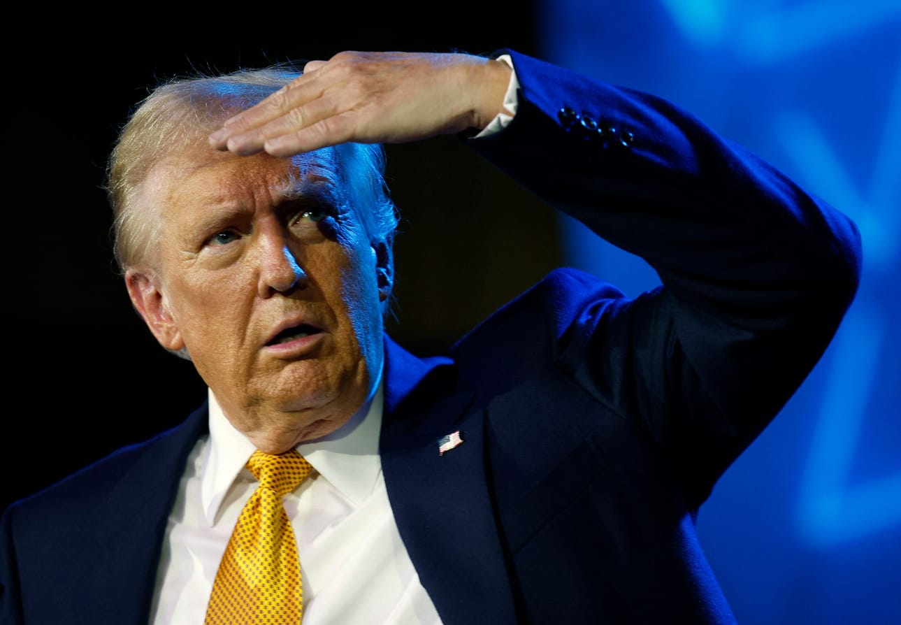 Jos Donald Trump asettuisi ehdolle vuoden 2028 vaaleissa, hän on vaaleihin mennessä 82-vuotias. LEHTIKUVA/AFP