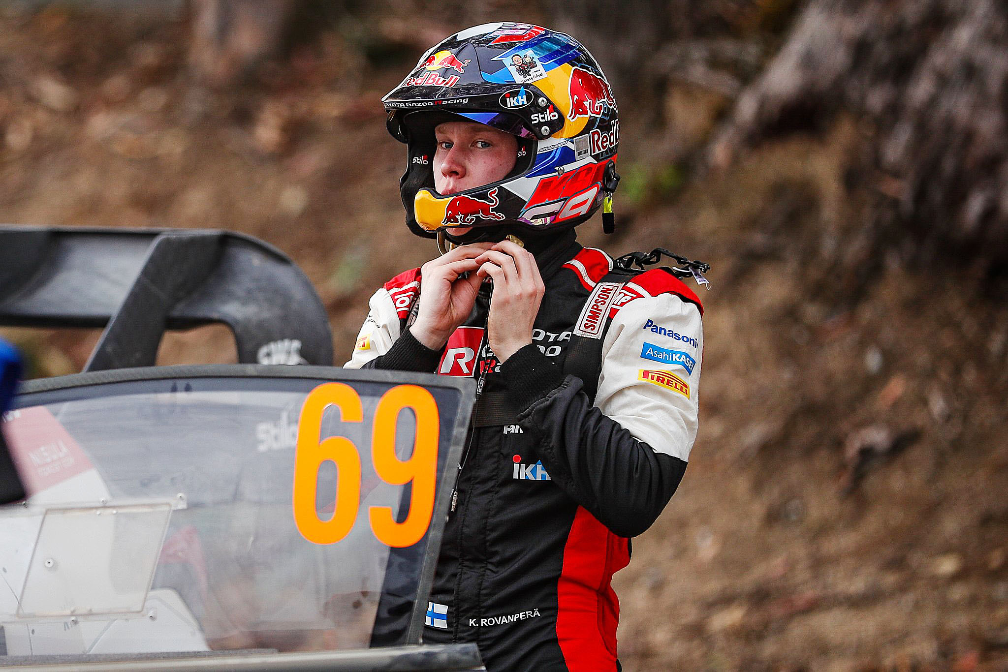 Vesisade tuomassa ison helpotuksen Kalle Rovanperälle Belgian MM-rallissa