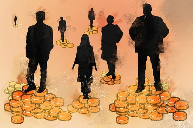 Työnantaja ja työntekijä voivat keskenään sopia palkan suuruudesta. Alan työehtosopimus kuitenkin määrää vähimmäispalkan. Sitä työnantaja ei voi työsopimuksellakaan alittaa. Vähimmäispalkkaa korkeamman palkan hän voi kyllä myöntää. Grafiikka: Jani Kaunisto