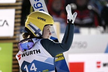 Rovaniemeläinen Jenny Rautionaho räväytti toisen kierroksen hypyllä kymmenenneksi maailmancupissa Zaossa