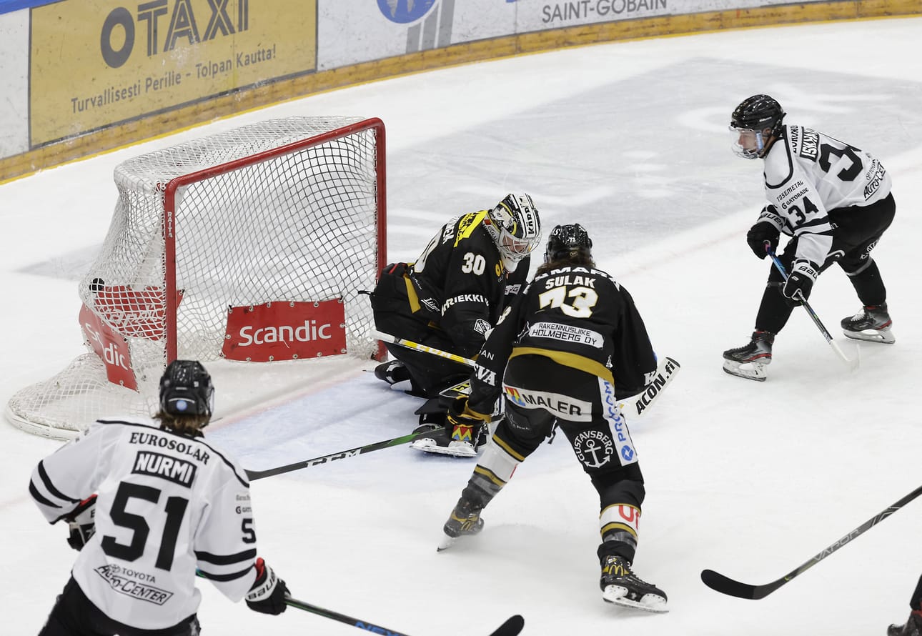 Kärpät hävisi turkulaisille Raksilassa pelatussa ottelussa.
