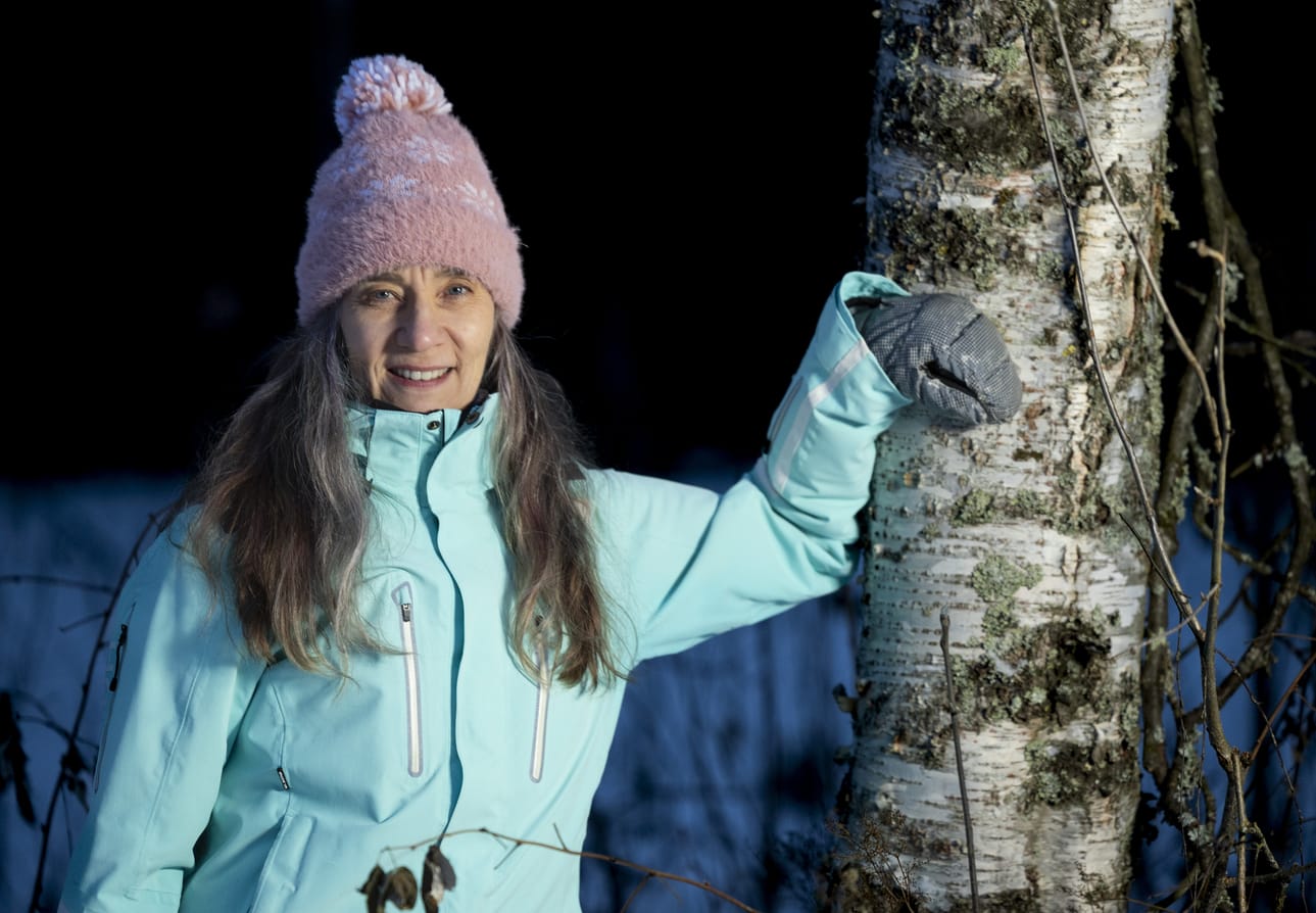 Luonnonvarakeskus Luken professori Anne Tolvanen.