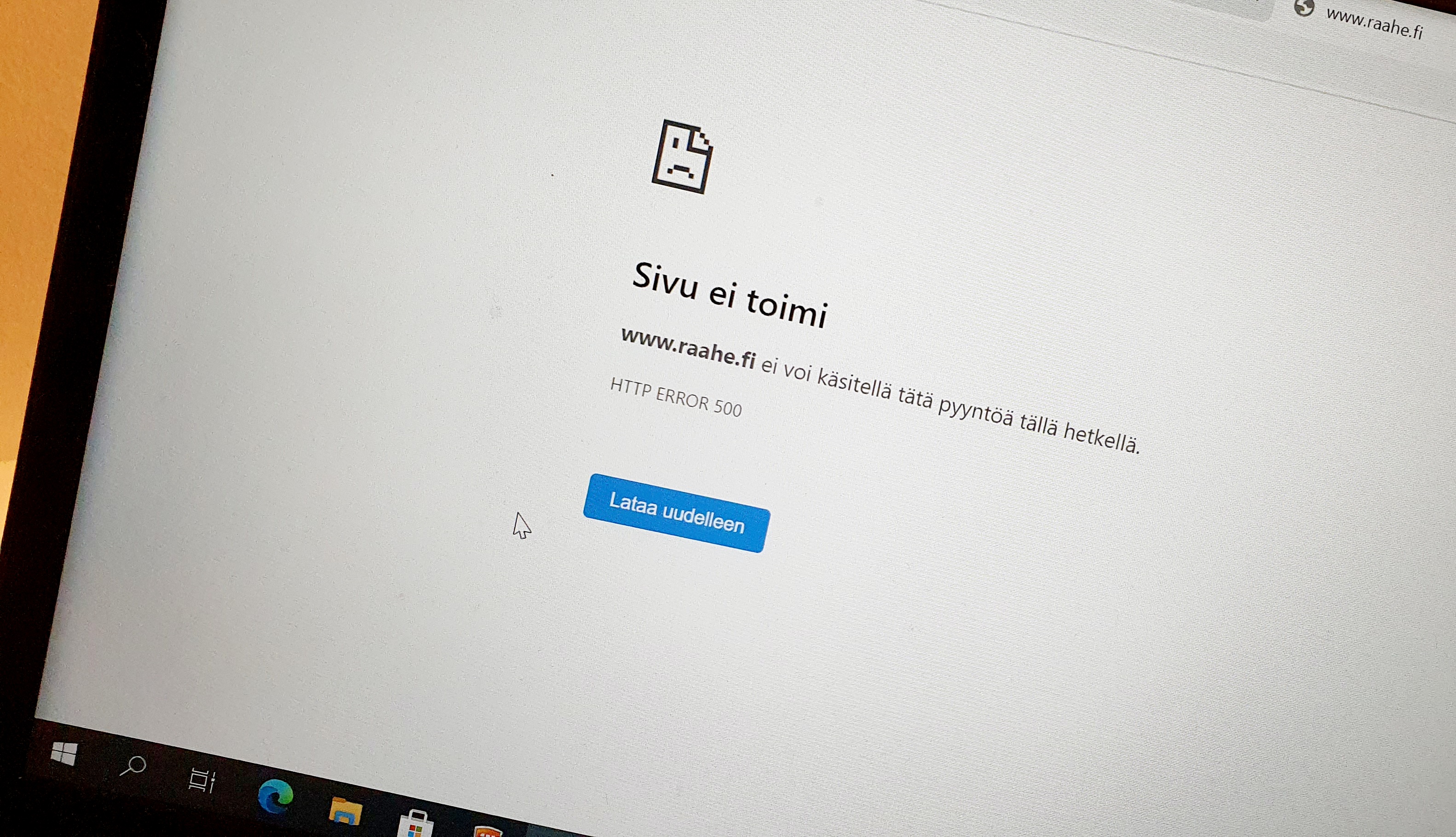 Raahen kaupungin verkkosivuille ei pääse – ongelma korjattu