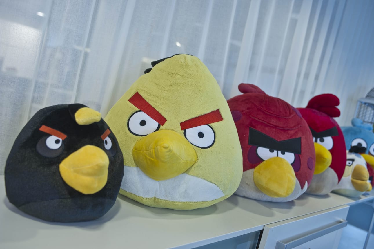 Pelifirma Rovio on tunnettu Angry Birdseistä.