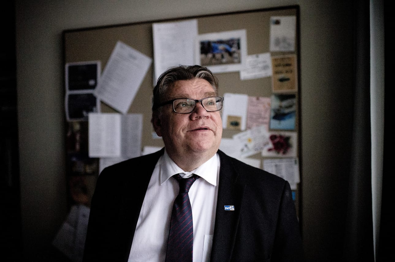 Timo Soini parjasi usein EU:ta värikkäin sanankääntein. Arkistokuva.
