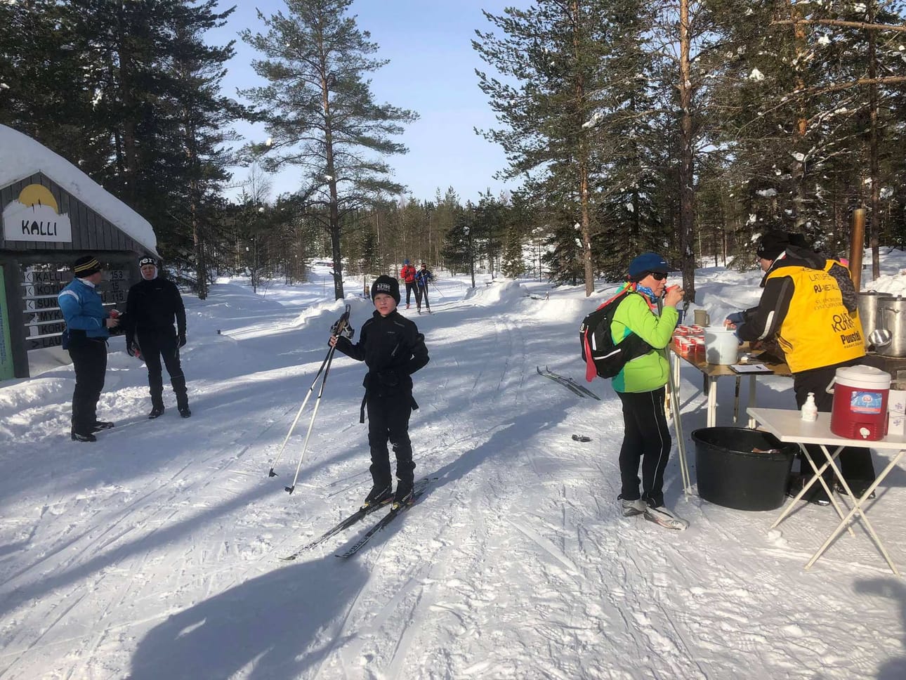 Korkiamaan juottopaikalla.