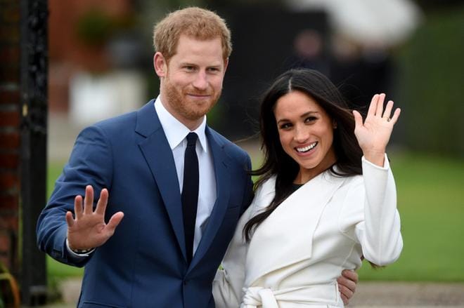 Prinssi Harry ja Meghan Markle avioituvat tänään lauantaina Windsorin linnassa Englannissa. KUVA: Facundo Arrizabalaga / EPA