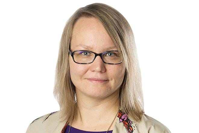 Toimittaja Lea Peuhkuri
