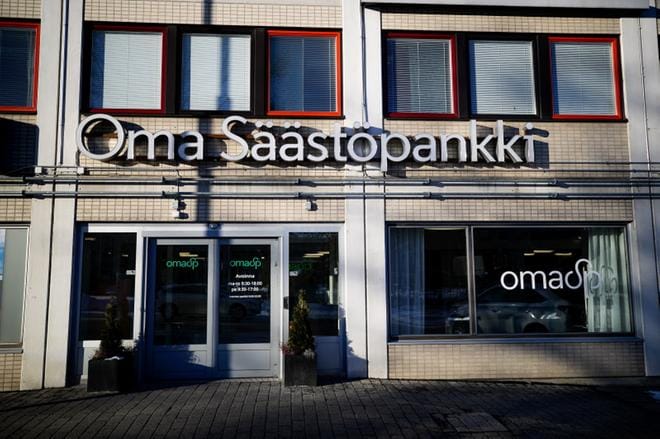 Oma Säästöpankin pääkonttori sijaitsee väliaikaisesti Seinäjoen Keskuskadulla. Uusi konttori valmistuu Seinäjoen toriparkin yhteyteen tämän vuoden aikana. Kuva: Jaakko Elenius