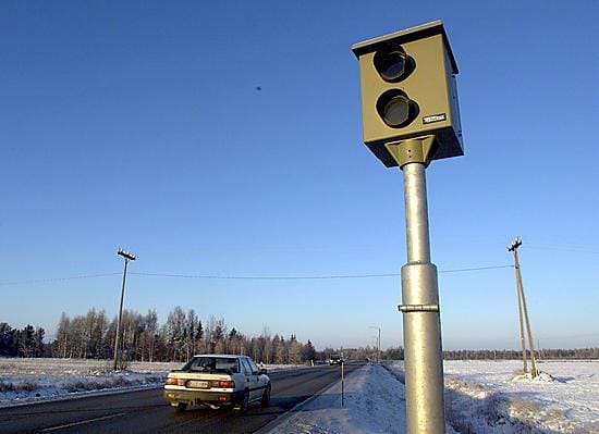 Lappiin rakennetaan tänä kesänä kiinteä automaattinen nopeusvalvontaketju.