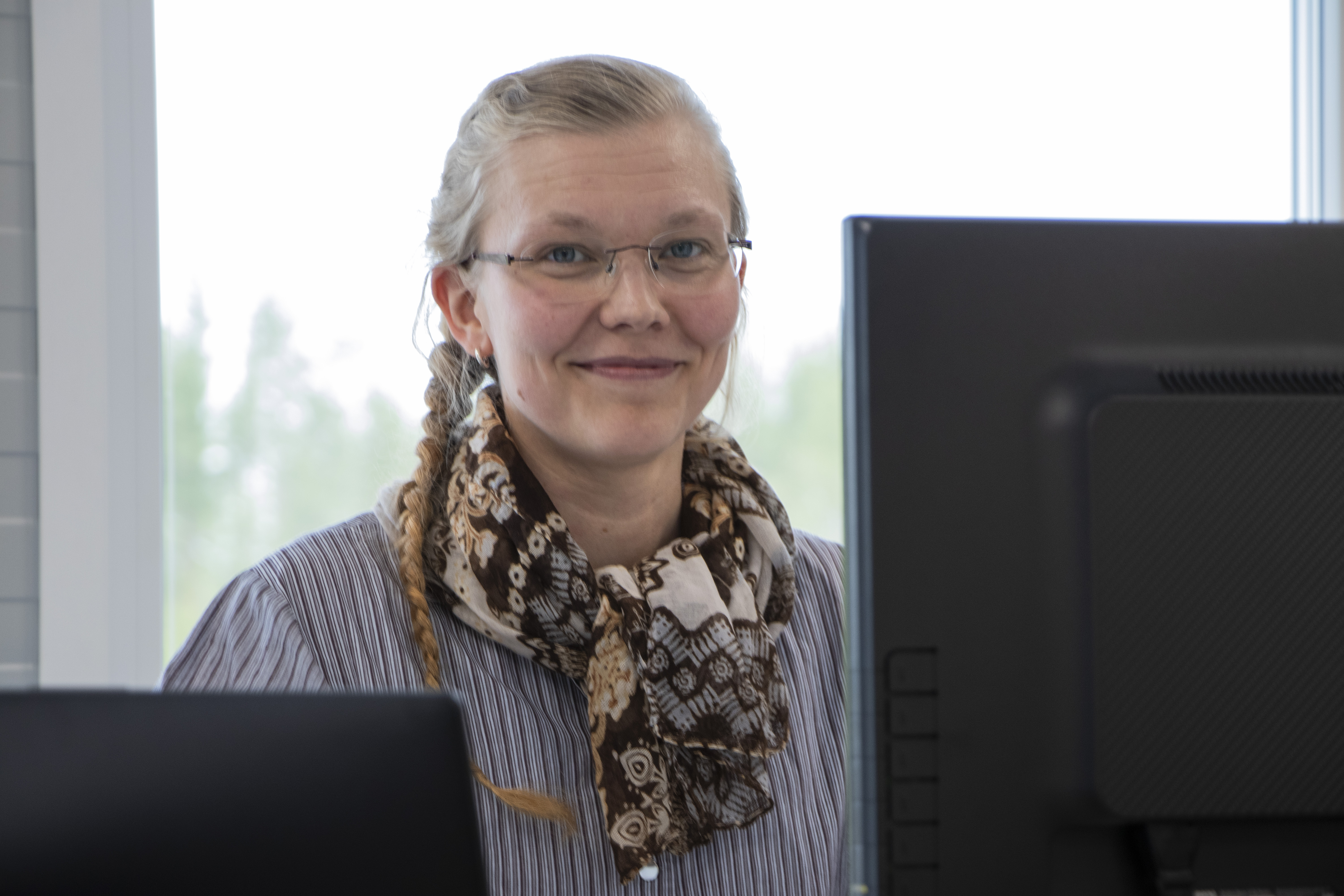 Maria Tihinen työllistyi Kyvyt Käyttöön-hankkeen kautta alkuvuodesta.