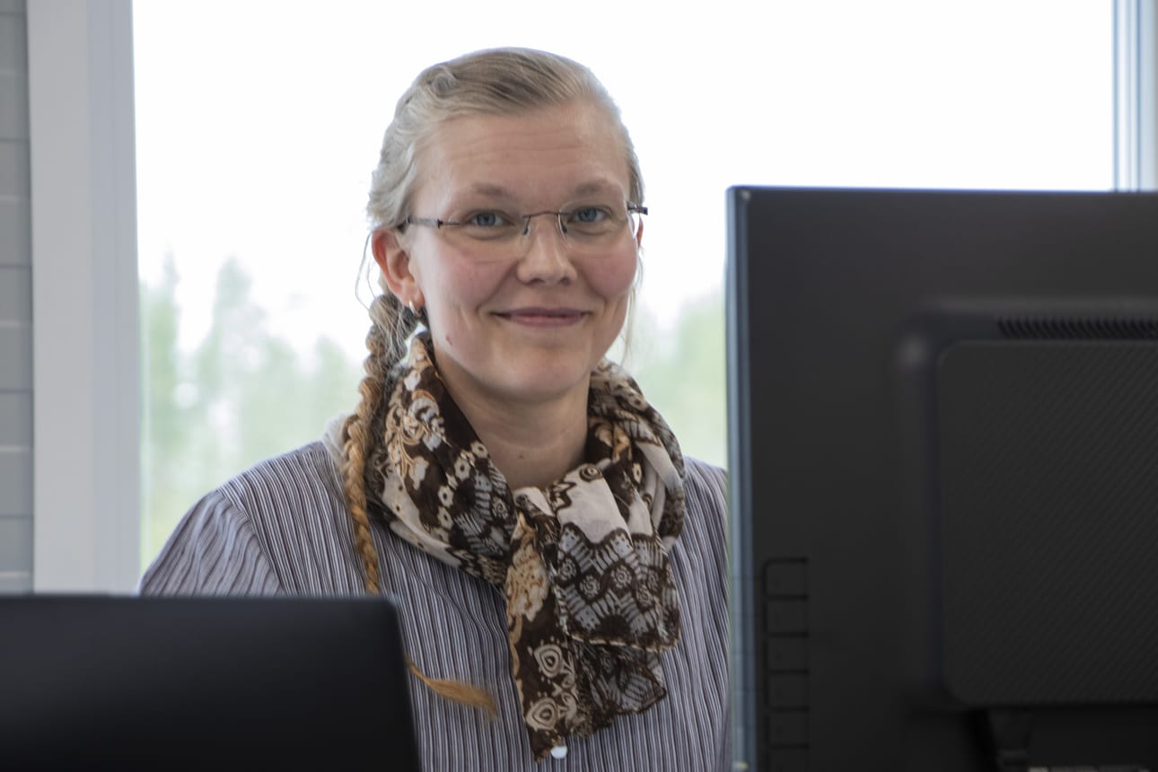 Maria Tihinen työllistyi Kyvyt Käyttöön-hankkeen kautta alkuvuodesta.
