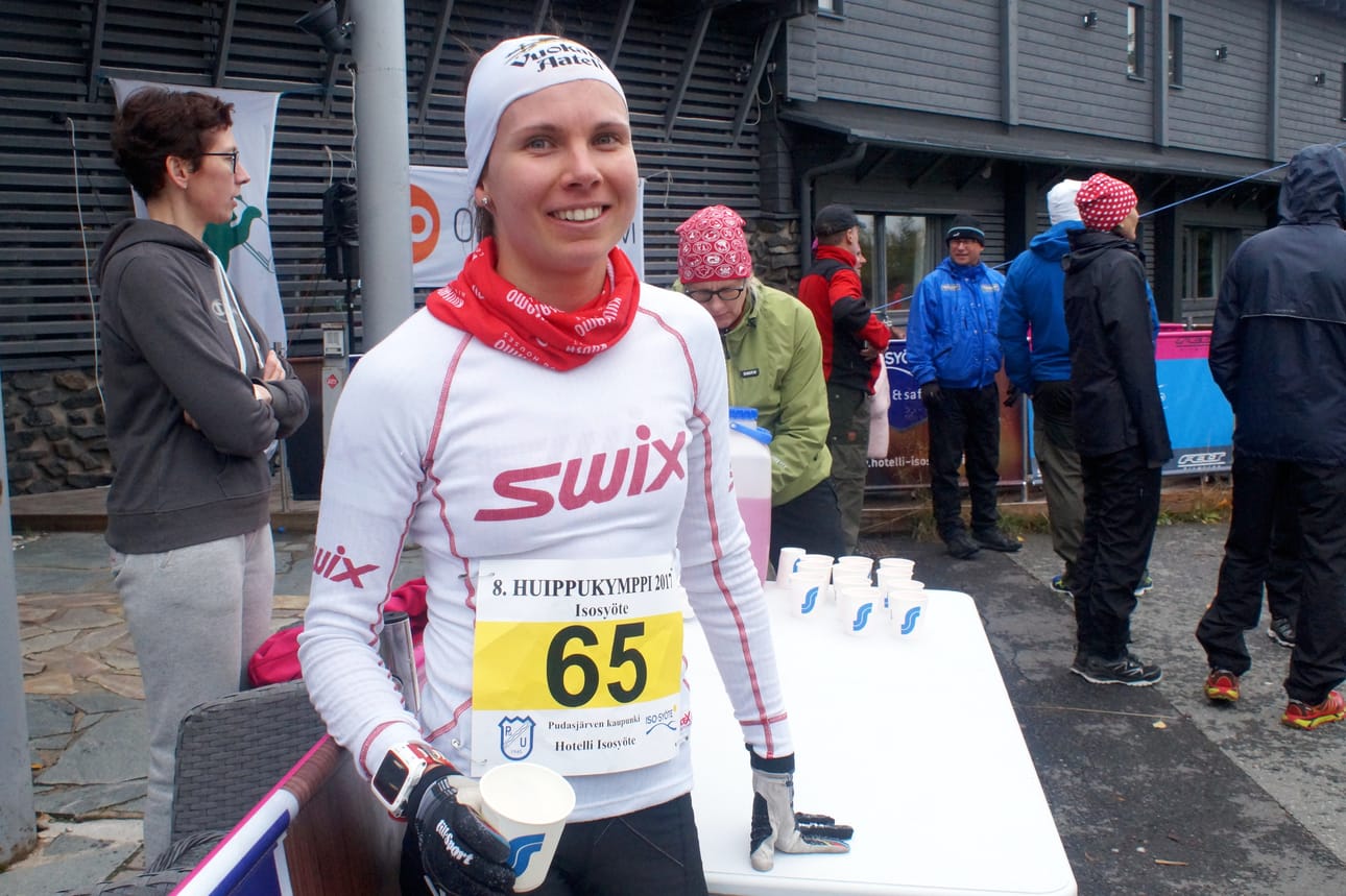 Susanna Saapunki oli naisten sarjan nopein Huippukympillä.
