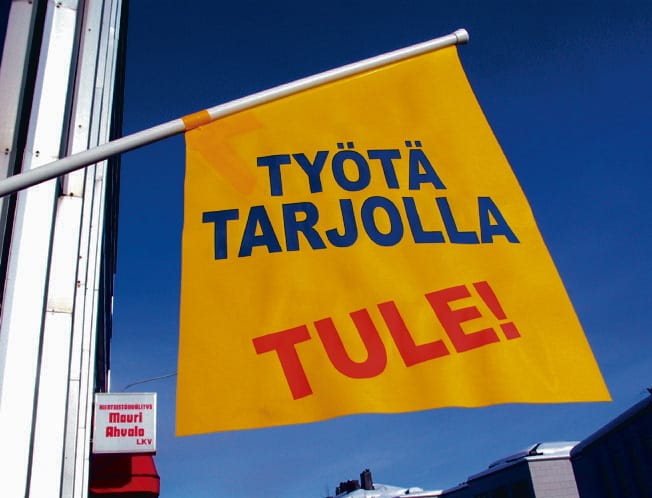Työttömyysluvut ovat historiallisen alhaisia samaan aikaan kun rakenteelliset ongelmat vaikeuttavat työllistymistä. Arkistokuva.