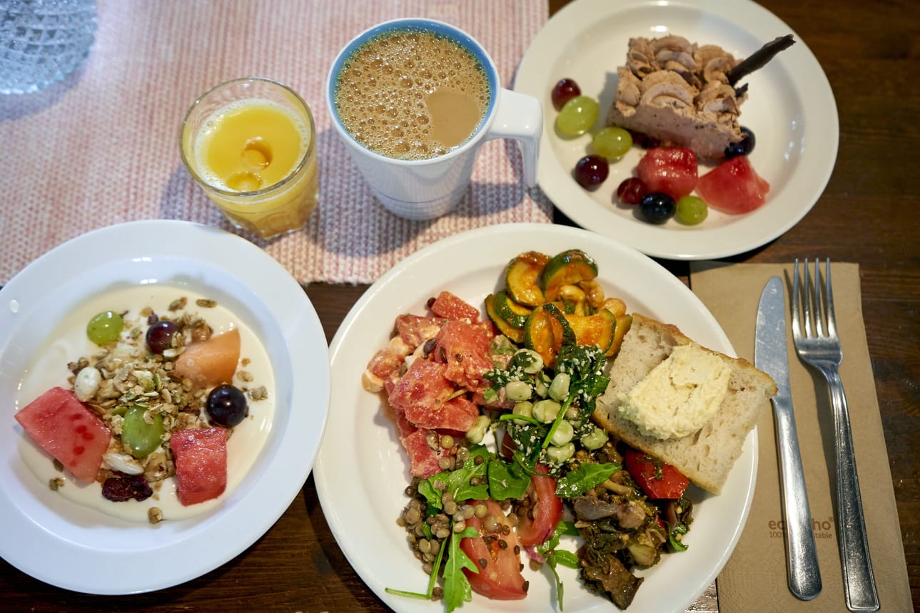 Tuban brunssi on valmistettu rakkaudella ja on ilo ajatella, ettei yhtäkään eläintä ole tapettu näiden appeiden vuoksi.
