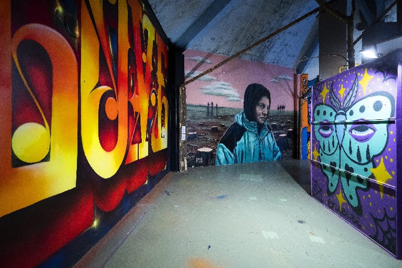 Graffitilandia oli ylivoimainen suosikki viime vuoden vaasalaiseksi kulttuuriteoksi. Arkistokuva: