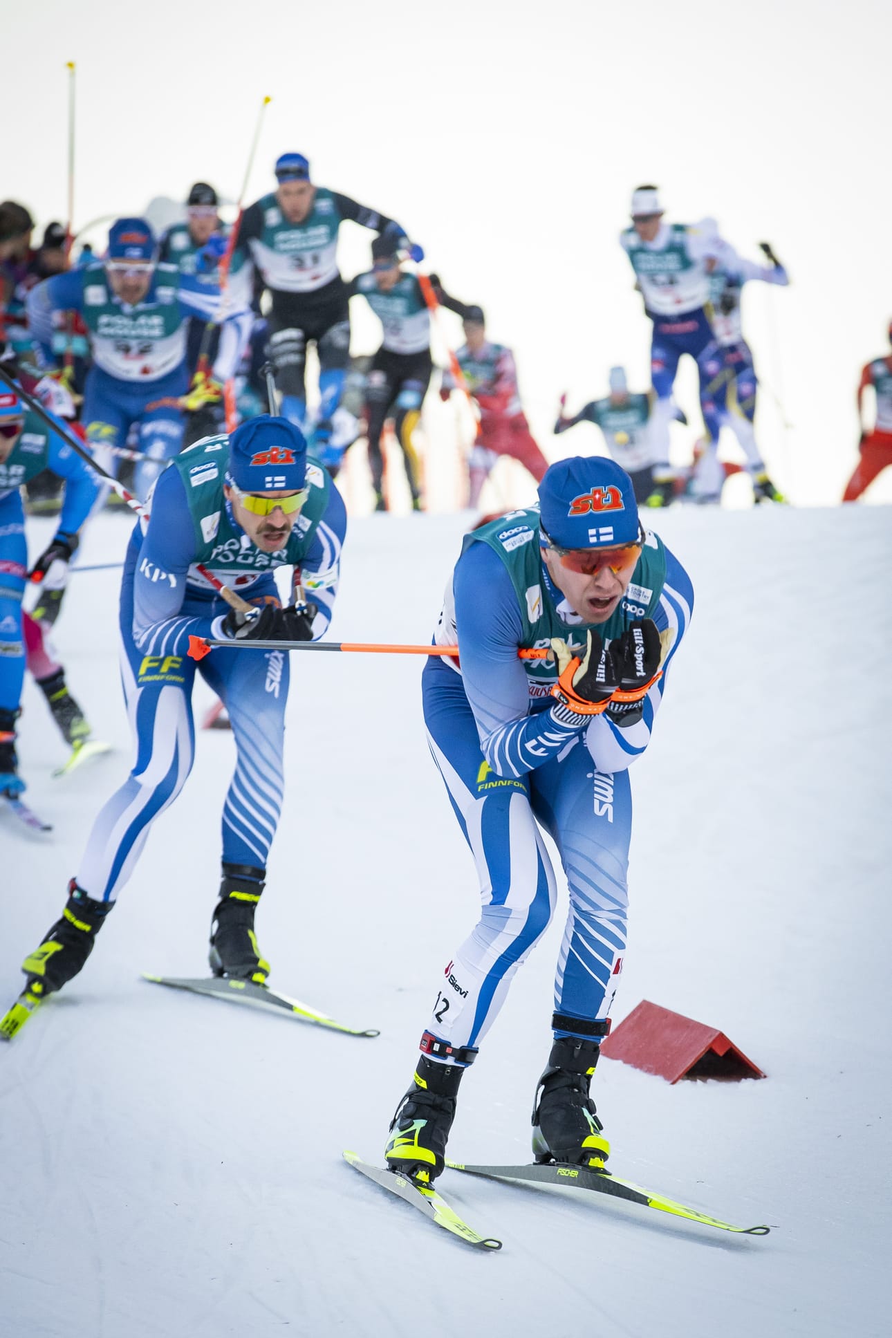 Arsi Ruuskanen valittiin jo aiemmin olympiajoukkueeseen. Perttu Ruuskanen (takana) jäi hieman yllättäen ilman kutsua.