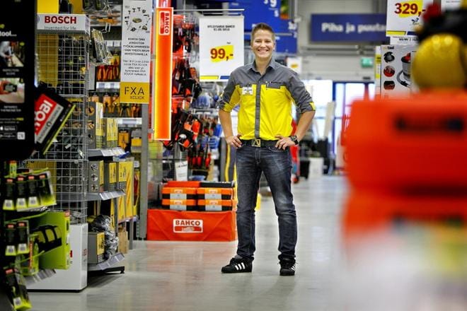 K-rauta Seinäjoen kauppias Iiro Takala. Kuva: Kari Löfhjelm