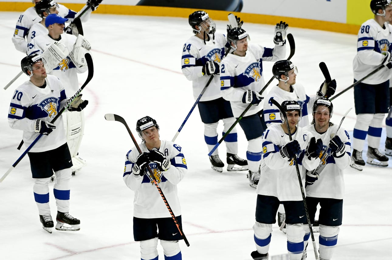 Leijonat juhli myös toisen MM-ottelunsa päätteeksi.