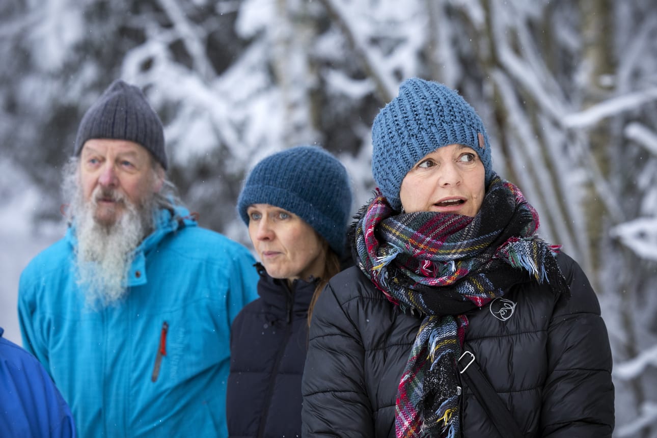 Veikko Laasoselle, Liisa Luoma-aholle ja Frida Crottsille lähimetsä Gerbyssä on tärkeä virkistäytymispaikka, jossa mieli lepää ja arkikiireet haihtuvat harteilta.