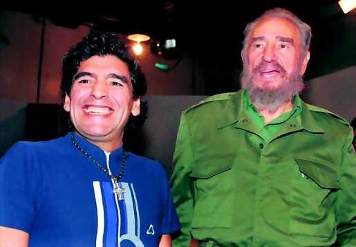 "Castro on paras", Maradona julisti tv-ohjelmassaan.