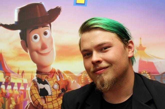 Ähtäriläiselle Jarkko Periviidalle Toy Story-leffa teki vaikutuksen jo yksivuotiaana. Neljäs jatko-osa kruunasi kaiken innon. KUVAT: MINNA HIIRONEN