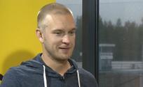 Jari Viuhkola Kalevan Kiekkostudiossa