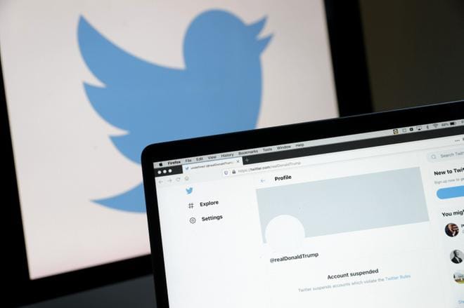 Twitter jäädytti pysyvästi Donald Trumpin käyttäjätilin. Kuva: Lehtikuva/ Justin Sullivan