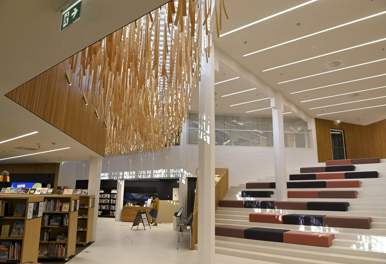 Viime vuonna voittaja oli Kirkkonummen pääkirjasto Fyyri. LEHTIKUVA / JUSSI NUKARI