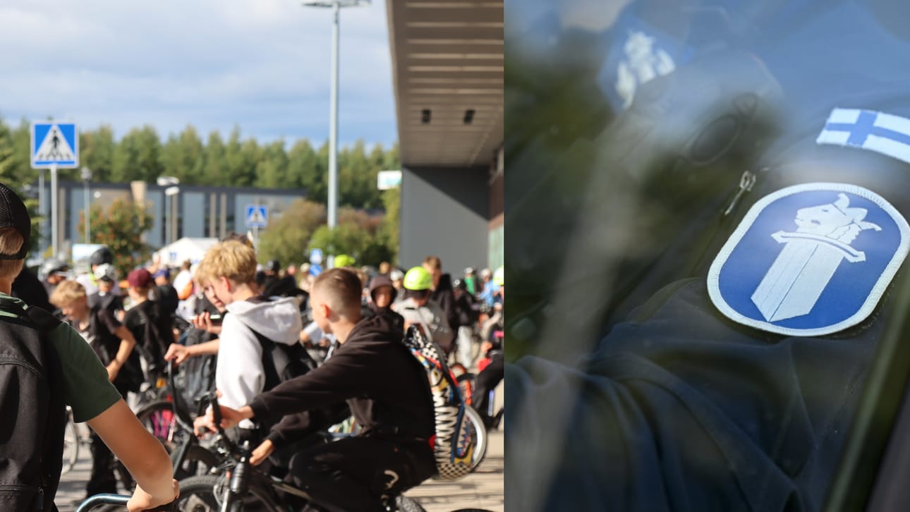 Poliisi muistuttaa nuoria polkupyörämiittien turvallisuudesta.