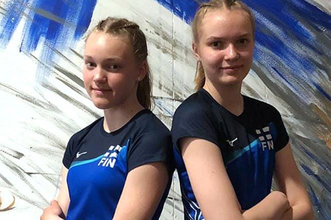 Eerika Koivuniemi ja Iida Pöllänen pelaavat muita ikäisiään eurooppalaisjoukkueita vastaan ainakin Kroatiassa.