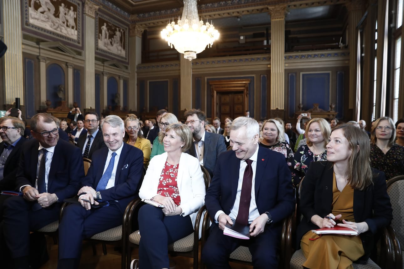 Hallitusneuvotteluihin osallistuvat SDP, keskusta, vihreät, vasemmistoliitto ja RKP.