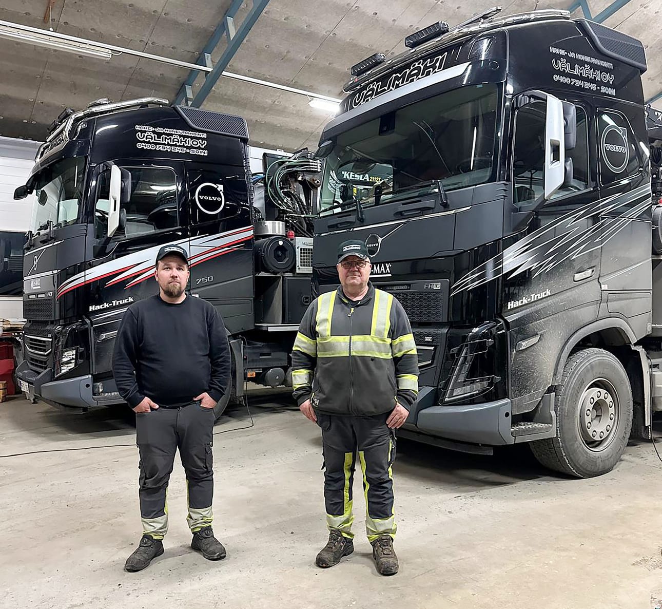 Pauli ja Markus Välimäen yritys on investoinut kalustoon, eikä tarvetta uusiin isompiin hankintoihin tällä hetkellä ole.