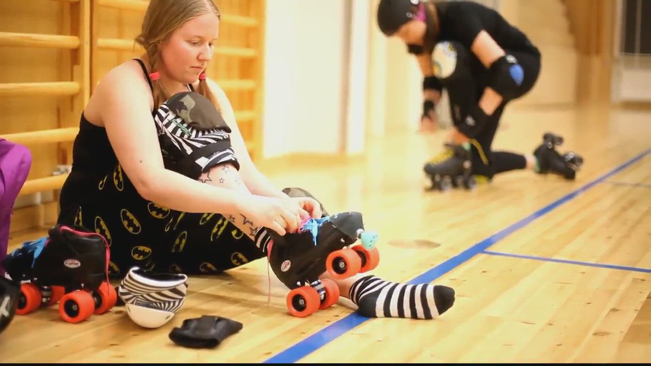 Roller derbyä Rovaniemellä
