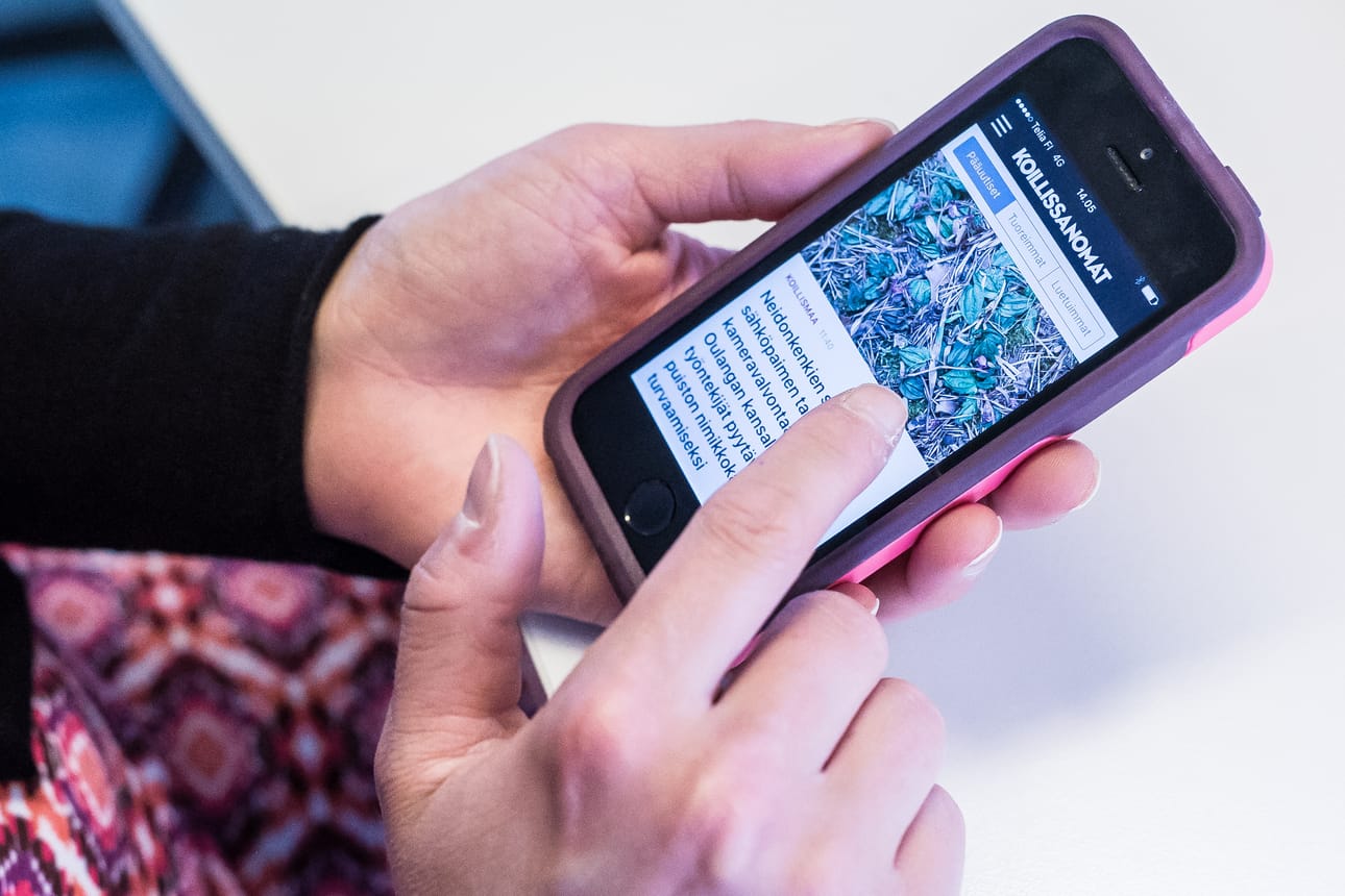 Koillissanomia seurata lukea myös mobiiliaplikaatiolla. Uutismuistutus on kätevä tapa pysyä kartalla paikkakunnan uutisista.