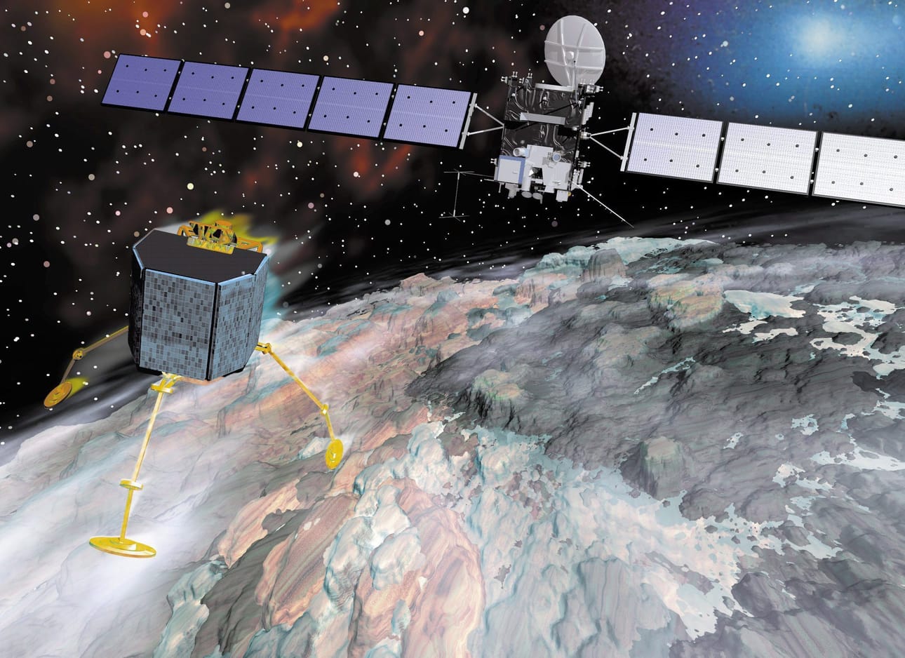 Rosetta-luotaimen kyydissä Tshurjumovin‒Gerasimenkon komeetalle matkanneen Philaen laskeutui komeetalle marraskuussa.