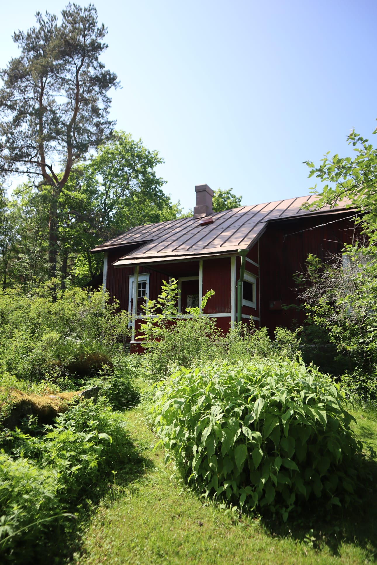 Yxgärden puutarha.